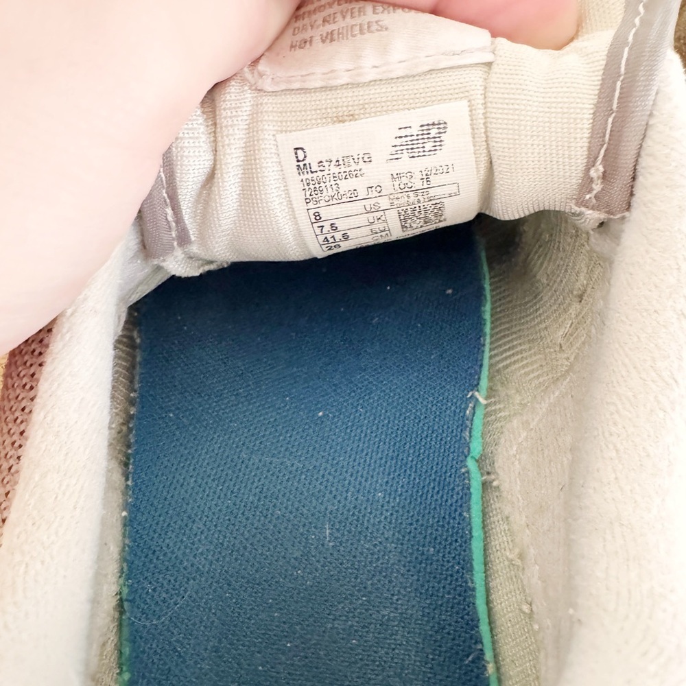 New Balance 574 in grey mens 8 - Picture 5 of 6
